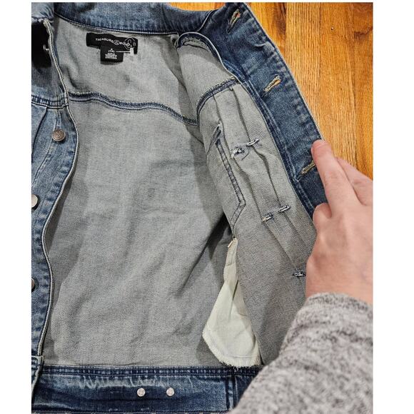 NWT! Treasure & Bond Studio Wash Jean Jacket Big Girls Size Small (7/8) - Picture 7 of 9